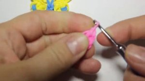 Бабочка Из Резинок Плетение Без Станка Как Плести Из Резиночек