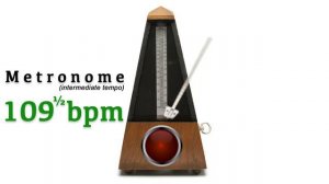 Metronome 109.5 bpm 🎼