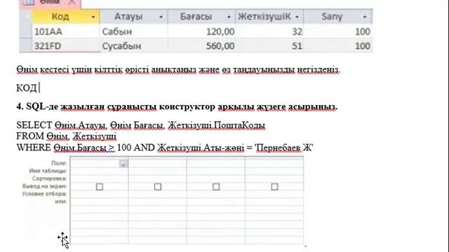 10 сынып Информатика 4 тоқсан БЖБ н нұсқа Ақпараттық жүйелер бөлімі