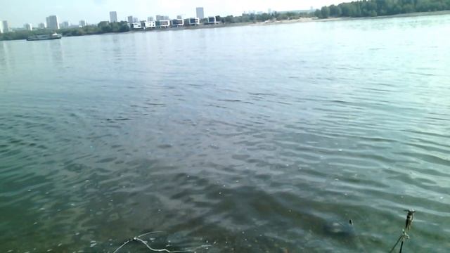 На реке Обь.Рыбалка.