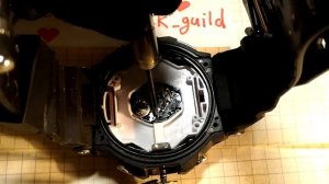 Как снять корону/заводную головку с часов Casio G-Shock (fake)