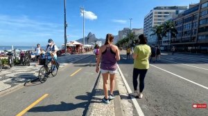 【4K】?? RIO DE JANEIRO, Brazil — Walking Tour ORLA IPANEMA, RIO City ☀️??
