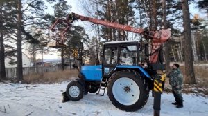 Подъемник монтажный ОПТ 9195 на базе МТЗ 82 обзор