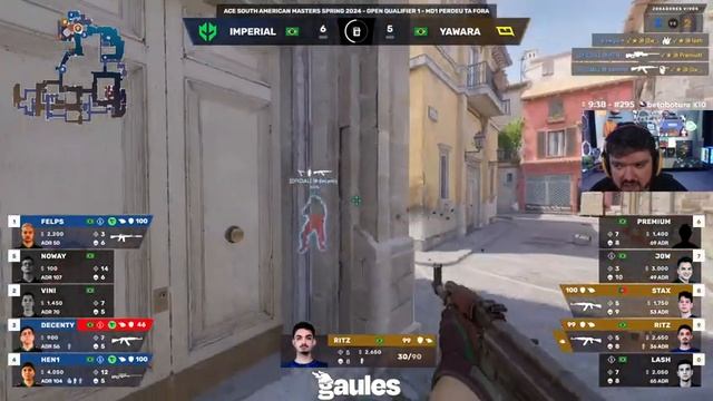 IMPERIAL VS YAWARA - ACE SA MASTERS SPRING 2024 OPEN QUALIFIER 1 (INFERNO - MAPA 1 MD1) смотреть онлайн