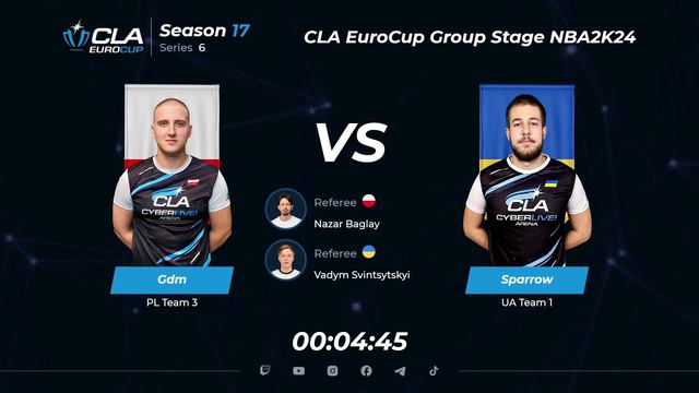 27.01.2024 ► CLA EuroCup Group Stage ► Season 17 ► Series 5, 6 ► Group A смотреть онлайн