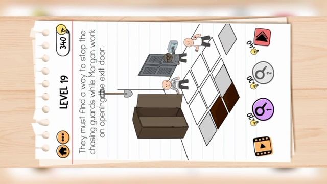Brain Test 2 : Tricky Stories - Prison Escape - Level 19