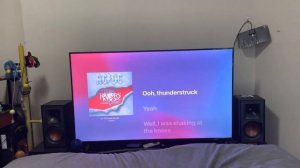 Klipsch R-51PM Sound check thru iphone12, AC/DC: thunderstruck.