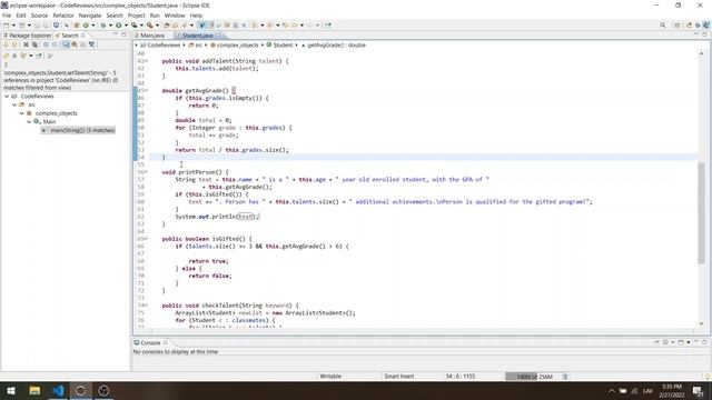 Code review | Objects and classes | Java | Programming basics | Homework смотреть онлайн