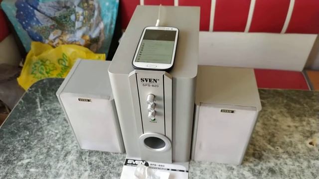 Сабвуфер с колонками 2.1 Sven SPS-820 (38W) смотреть онлайн