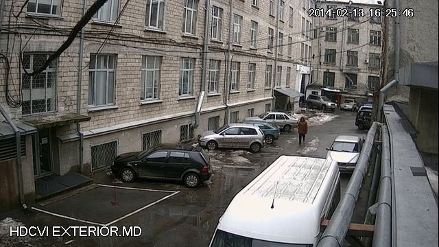 Уличная HDCVI камера Dahua HAC-HFW1100S День смотреть онлайн