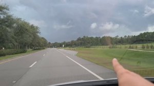 Настоящая Флоридская гроза / дорога и обзор дорогого района