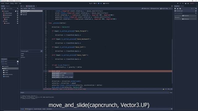 Godot 3.1 - Gravity And Jumping Tutorial In 2 Minutes смотреть онлайн