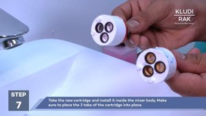KLUDI RAK | How to Replace the Cartridge of KLUDI RAK Mixers