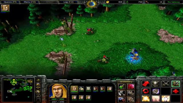 Warcraft3 - Costum Campaign - Destiny of Lordaeron (Part 3) смотреть онлайн
