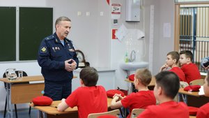 Сергей Загитович Тулин Герой РФ посетил Красноселькупскую среднюю школу «Радуга»