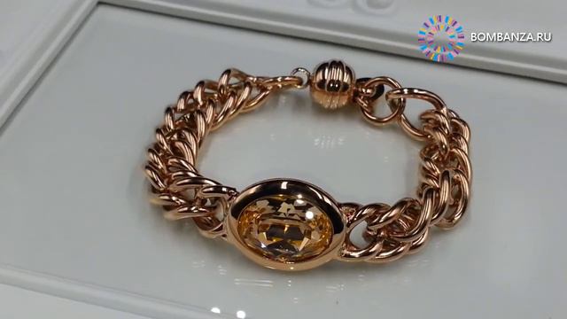 👍NEW👉 Браслет Qudo, Tivola Light peach 137056 BR/RG. Дорогая бижутерия из Германии