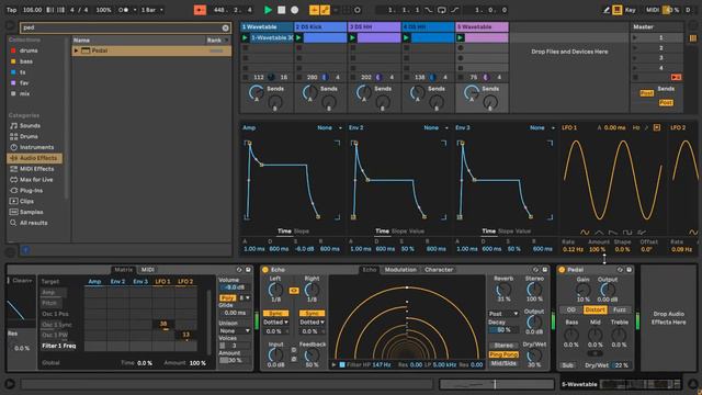 Ableton Live | Deep Melodic Wavetable | Workflow & Live Act | 151220