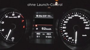 AUDI A5 3.2 FSI VS  S5 3.0 TFSI 0-100 ACCELERATION TEST