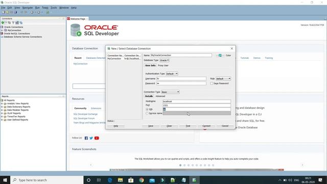 How to Create Database Connection Using Oracle SQL Developer ?|| Oracle SQL Developer Tutorial
