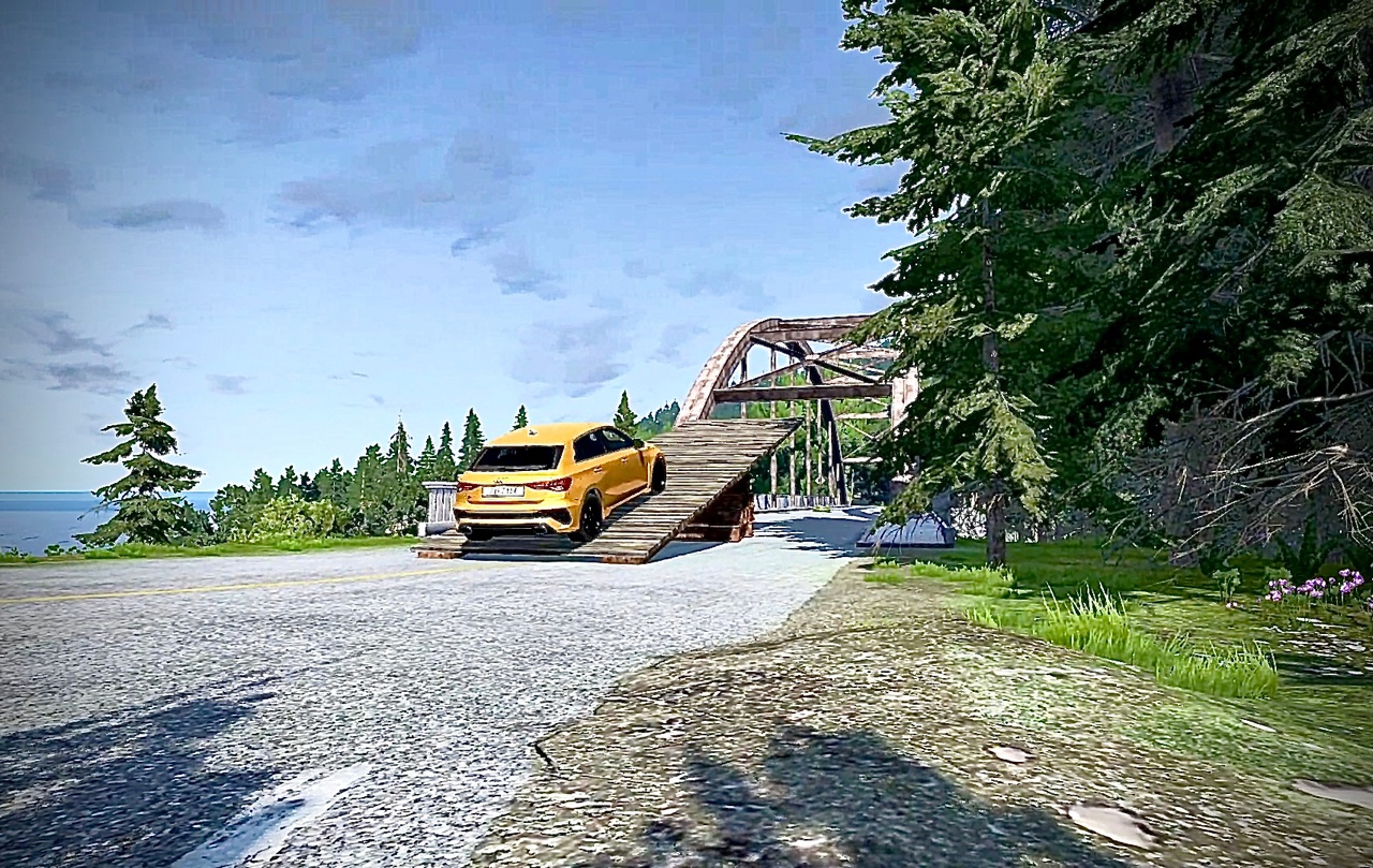 Автомобили против катапульты-BeamNG.Drive смотреть онлайн