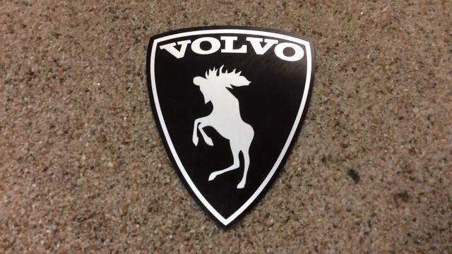Alstickers-30 years guarantee! Prancing moose aluminum stickers.