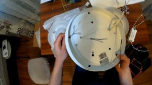 Люстра LED ESCADA 100W. Сборка и установка.(без лишних слов)