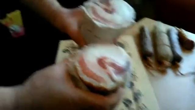 Сервелат сырокопченый ч. 2.  Месяц сушки.