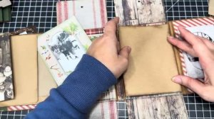 Craft With Me - Vintage Holiday Photo Album Part 2 - Let’s Finish This Project