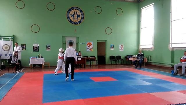 WTF Тхэквондо 22,04,2017. Марк в синем. Бой за 1 место. До 32 кг. смотреть онлайн