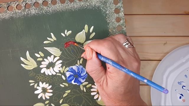 Роспись по дереву мастер-класс. Рассказываю о себе, моя история - «Я не умею рисовать!» [DIY]