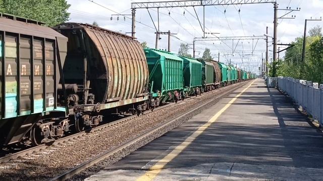 Поезда Летние Лето День Разнообразие Подвижные Состав Октябрьская Железная дорога смотреть онлайн