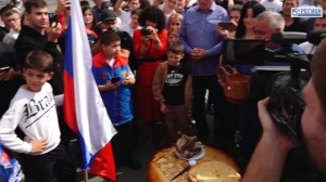 Заурбек Сидаков вернулся в Осетию после победы на чемпионате мира