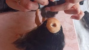 МК❤️КАК ПРИКЛЕИТЬ ВОЛОСЫ КУКЛЕ❤️
