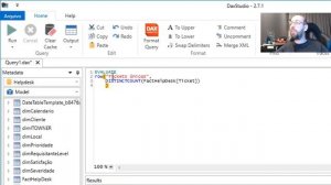 Como fazer Queries no DAX Studio?