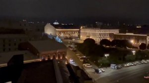 Санкт-Петербург | Отель SO/Санкт-Петербург | терраса HI-SO | Ночной прямой вид на Исаакиевский Собо