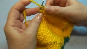 Вязание спицами домашние тапочки #74