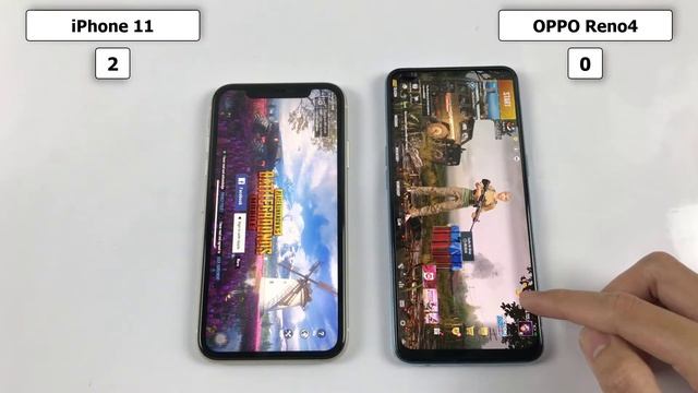 OPPO Reno4 vs iPhone 11 Speed Test, Camera Test, Display Test | Snapdragon 720G vs Apple A13 Bionic смотреть онлайн