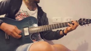 Godin A6 Ultra Denim Blue x Line 6 POD Go