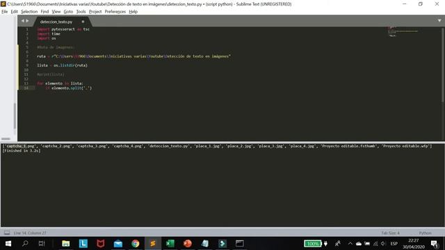 Detección de texto en imágenes con Python y Tesseract смотреть онлайн