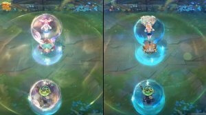 Ocean Song Seraphine vs Ocean Song Seraphine Prestige Edition Skins Comparison (League of Legends)