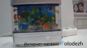 ночник аквариум с движущимися рыбками GL118