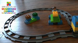 Железная дорога конструктор голубая стрела  Длина пути – 449 см