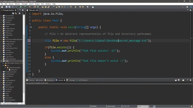 Java File class ?