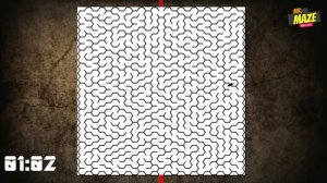 Solving 25 by 25 sigma maze Take 1 :45 minutes  | Mr.Maze Solve Easy and Difficult Mazes 5