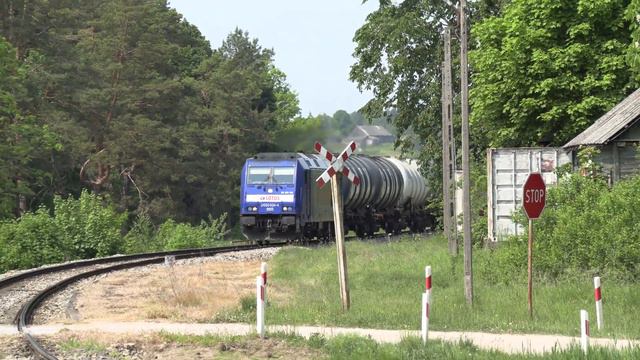 Тепловоз 285 129 на быв. о.п. Калетник / 285 129 at ex. Kaletnik stop смотреть онлайн