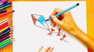 Как нарисовать Воздушного Змея