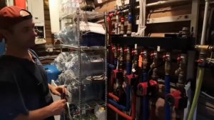 Промывка системы отопления дома 250 м2.