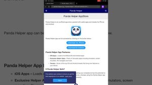 Как скачать Panda Helper на IOS