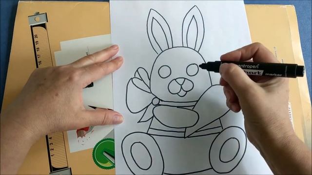 Как нарисовать зайчика | How  to draw a bunny
