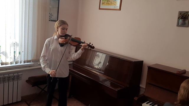 Нестерёнок Есения 15 лет Ж.Массне Размышление. Скрипка смотреть онлайн